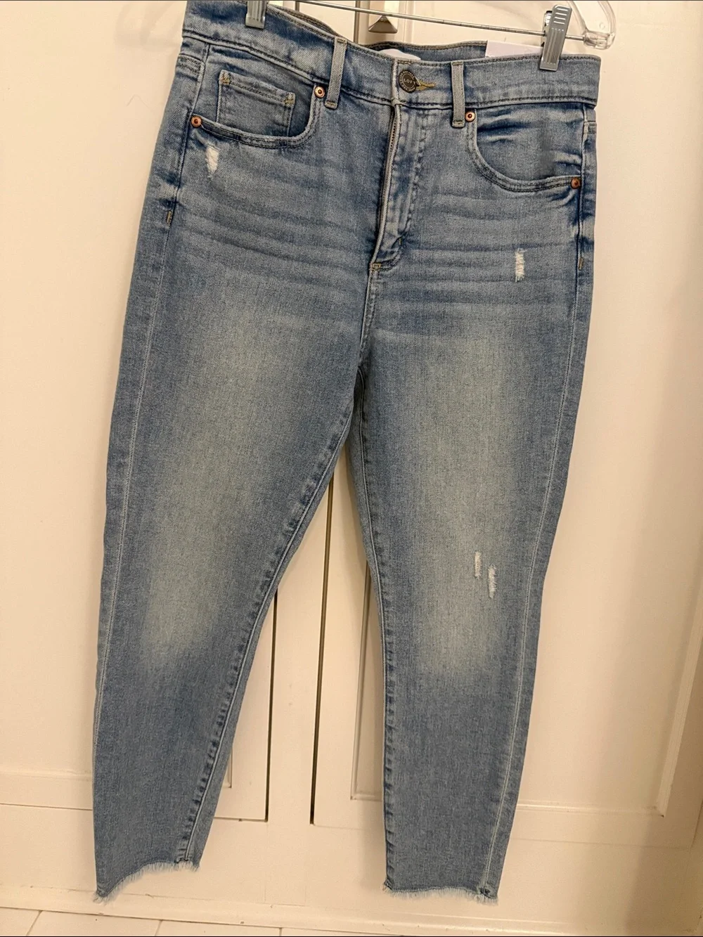 NEW Loft Size 8P High Waisted Skinny Jeans
